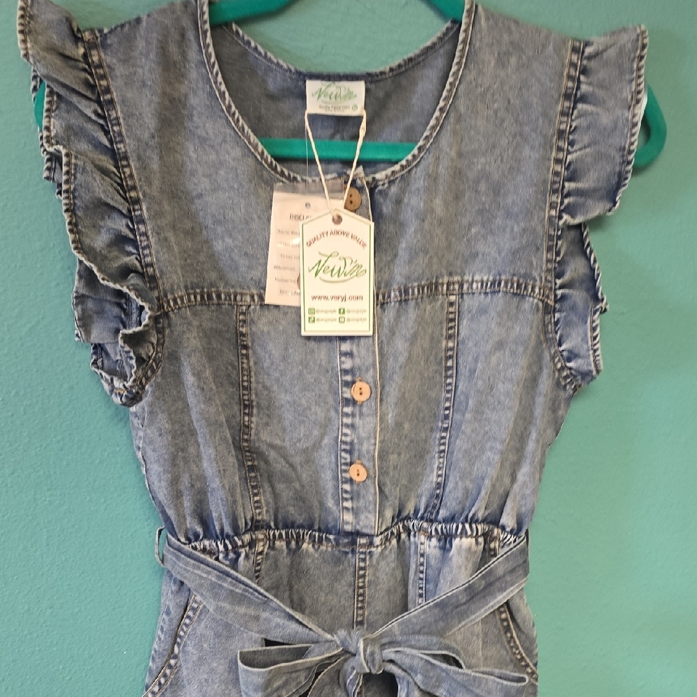 Very J Denim Blue Dress